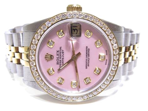 pink diamond rolex|pink rolex watch with diamonds.